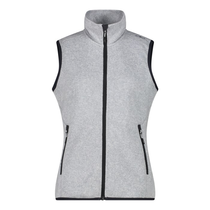 CMP WOMAN VEST – ALLUMINIO-ANTRACITE