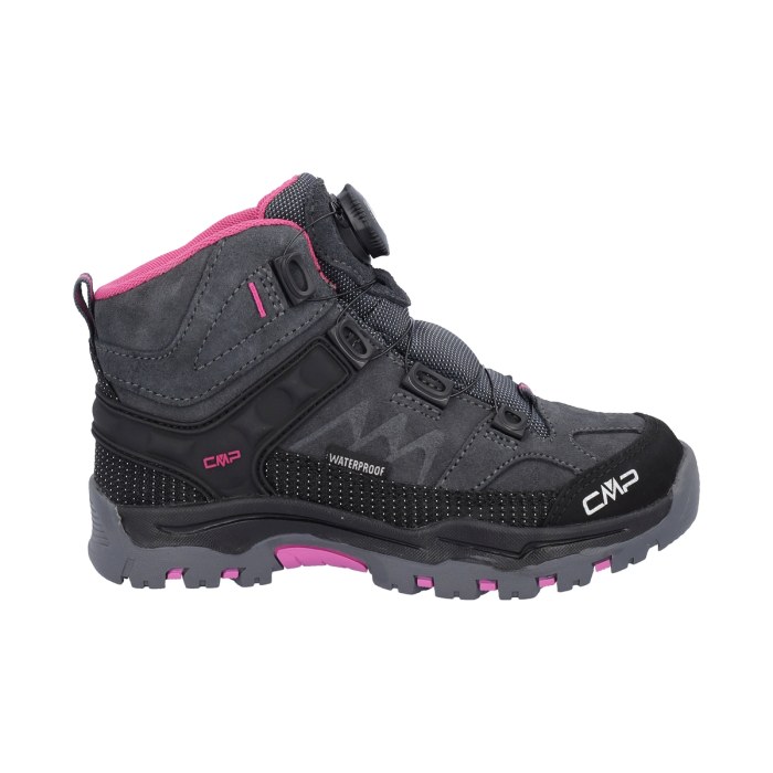 CMP KIDS KIRUNA MID FITGO WP TREKKING SHOES – ANTRACITE-FESTIVAL