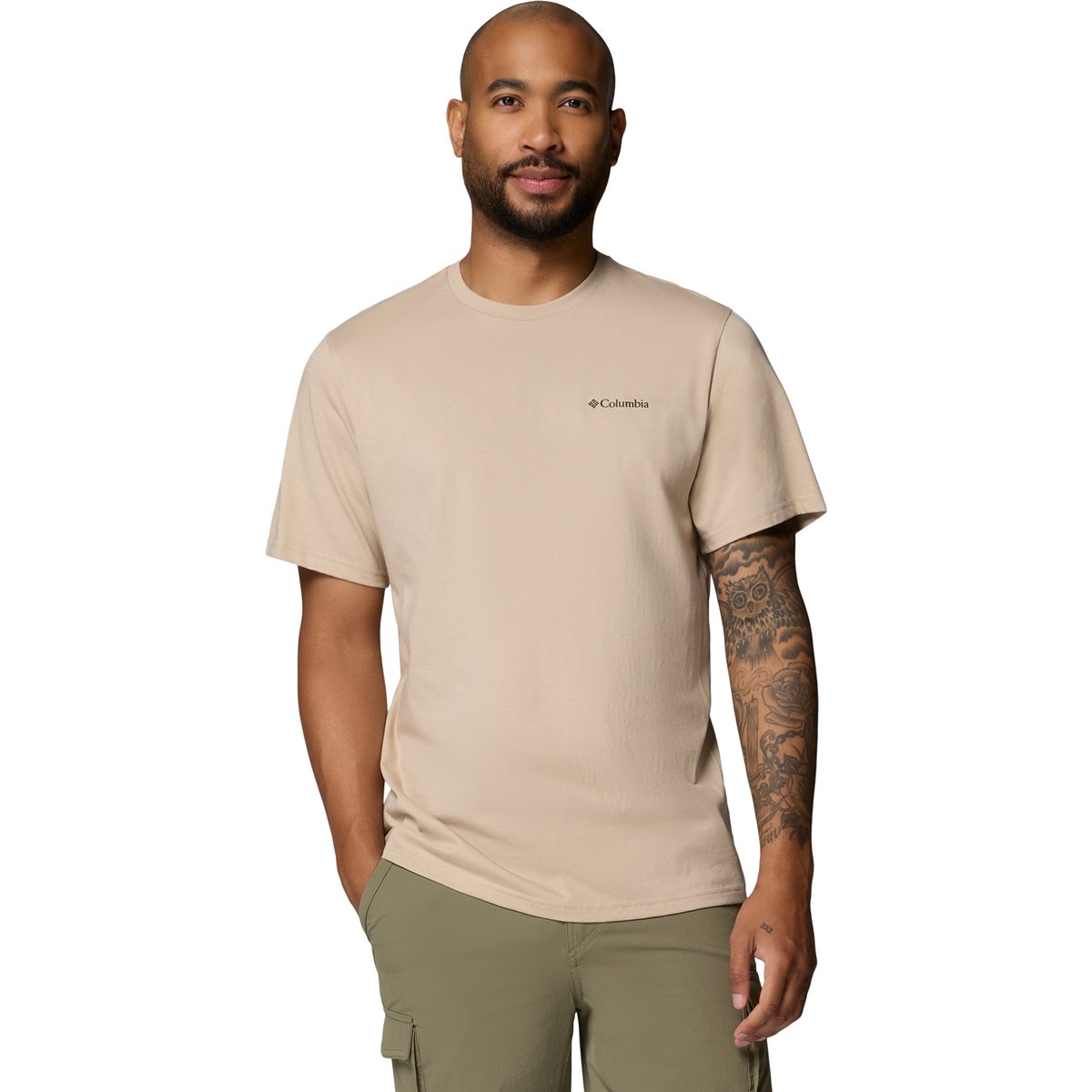 Columbia CSC Outdoor Back Graphic Tee – ANCIENT FOSSIL, SHINI