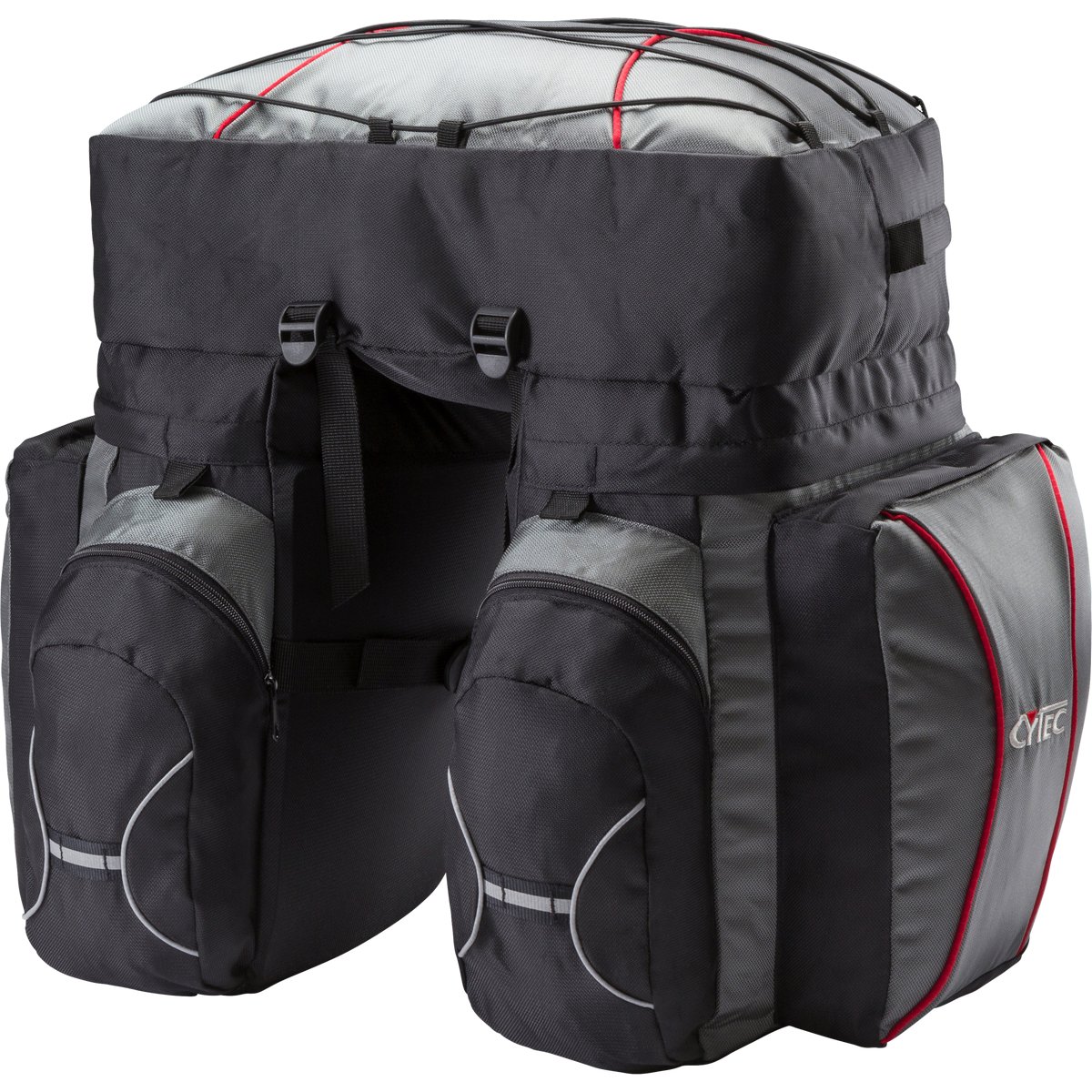 Cytec Touren-Tasche Travel 3-fach – GRAU/SCHWARZ
