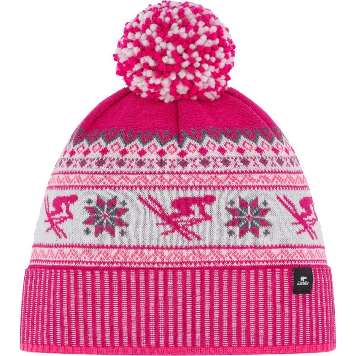 Eisbär RETROSKI POMPON – li.pink-pittipink-white-anthr