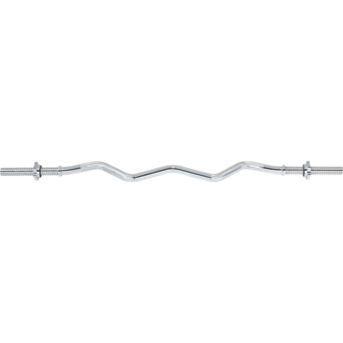 Energetics Langh-Stange Curled Bar 120cm Screw (30m – CHROME/CHROME