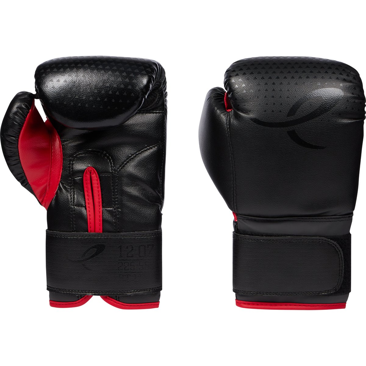 Energetics Box-Handschuh Boxing Glove PU FT – BLACK/ GREY/ RED