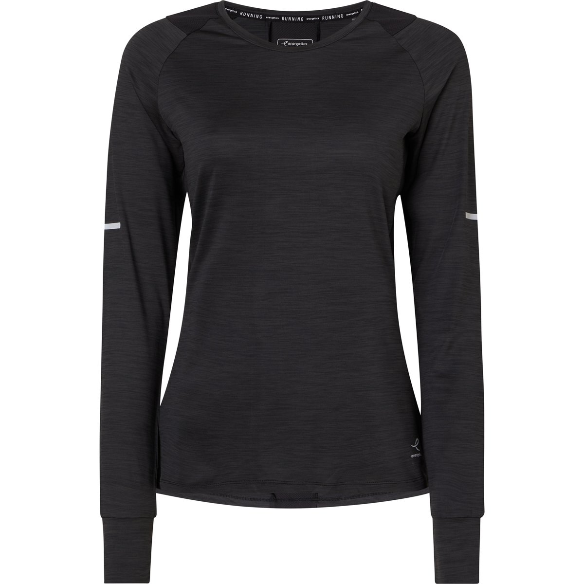 Energetics Da.-Langarmshirt Evii L/S W – MELANGE/BLACK/BLACK