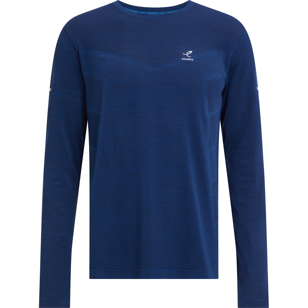 Energetics He.-Langarmshirt Tayeb M – MELANGE/NAVY