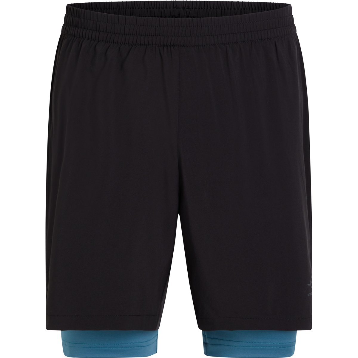 Energetics He.-Shorts Crysos 2in1 M – BLACK/BLUE PETROL