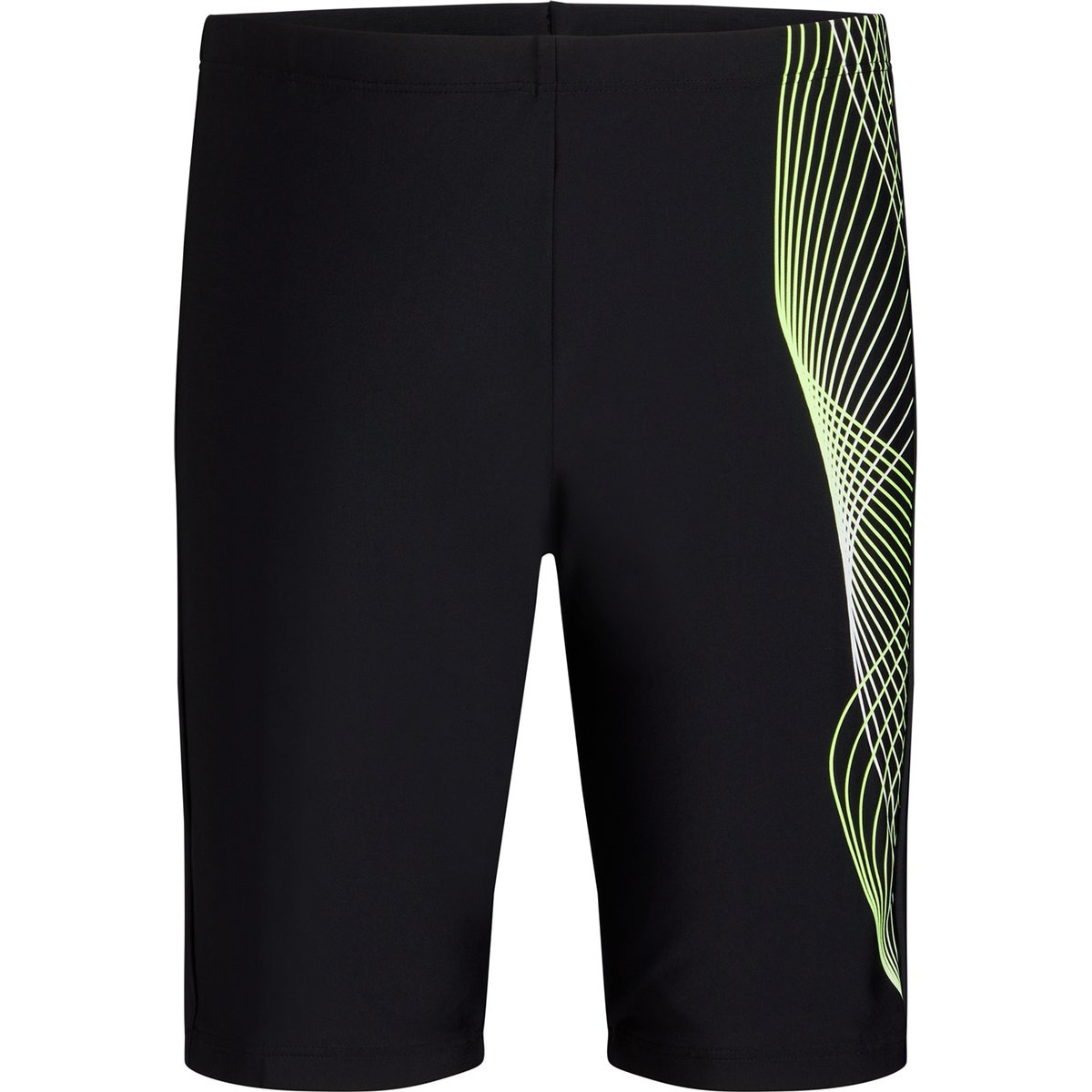 Energetics Ju.-Badehose Norm Jammer B – BLACK/GREEN LIME