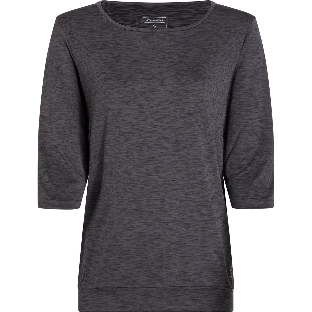 Energetics Da.-Shirt Jewel 3/4 SS W – MELANGE/BLACK/ANTHRA