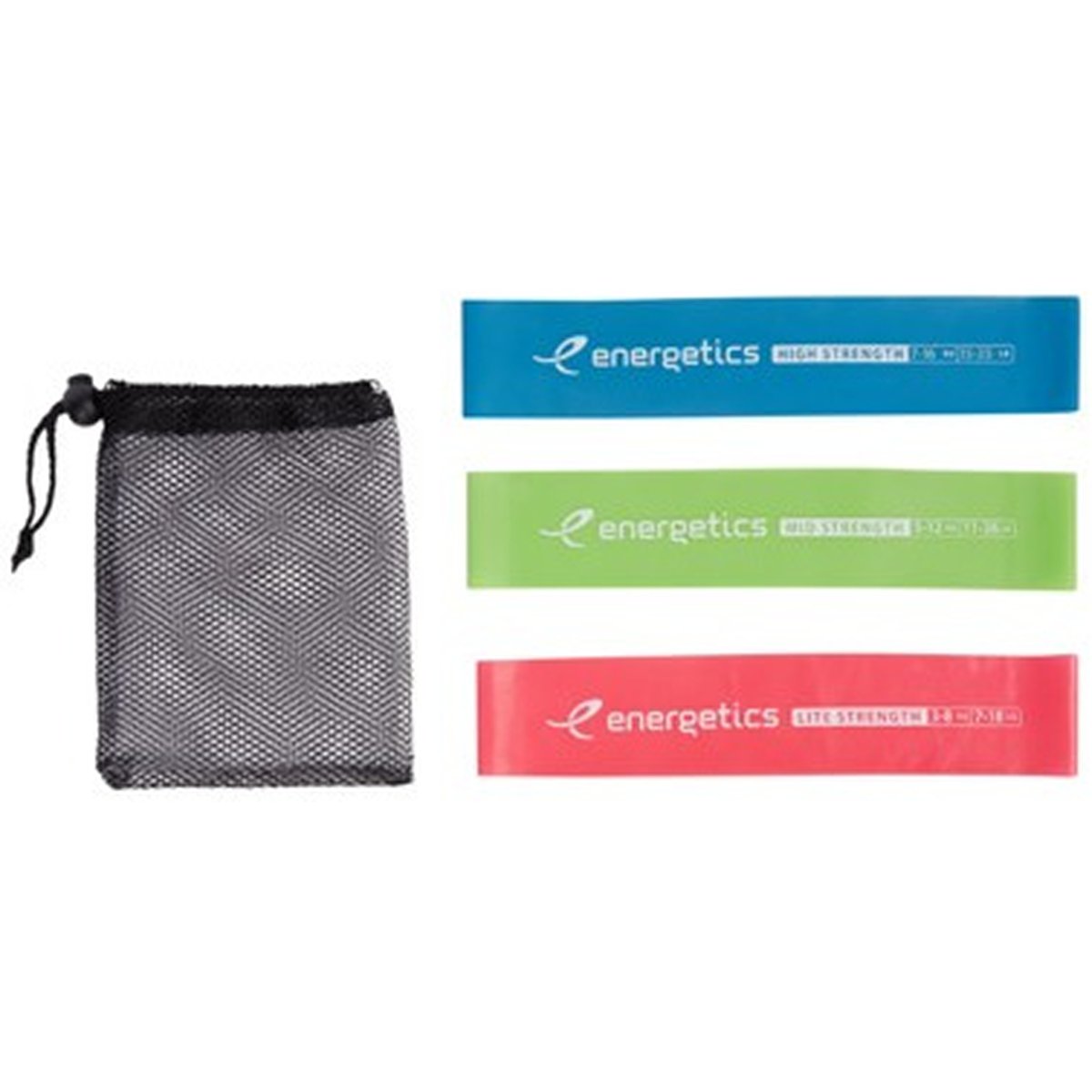 Energetics Physioband Mini Bands Set TPE – RED/GREEN/BLUE