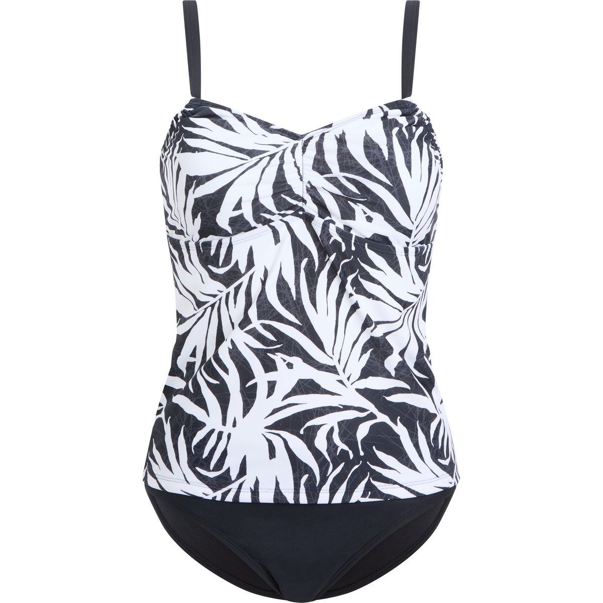 Firefly Da.-Tankini Melany W Abstract Garden – AOP/BLACK