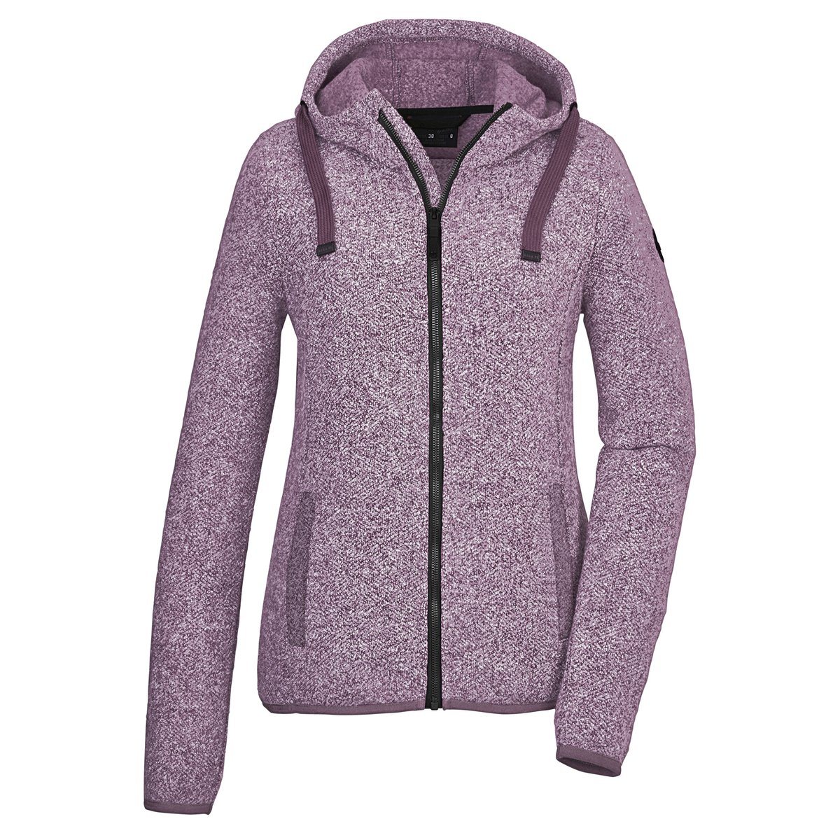 G.I.G.A. DX GW 52 Strickfleecejacke mit Kapuze Damen – ORCHIDEE
