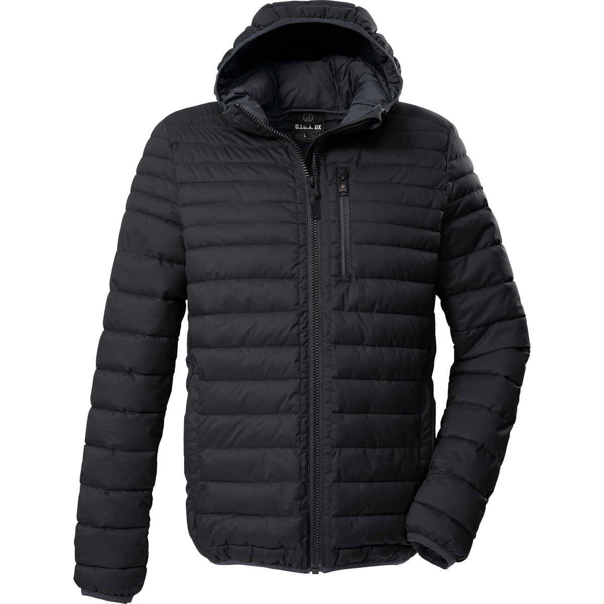 G.I.G.A. DX GW 28 Steppjacke mit Kapuze Herren – SCHWARZ
