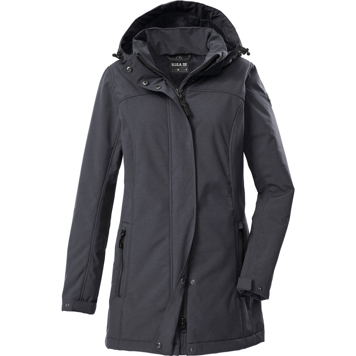 G.I.G.A. DX GW 36 Softshell-Parka Damen – anthrazit