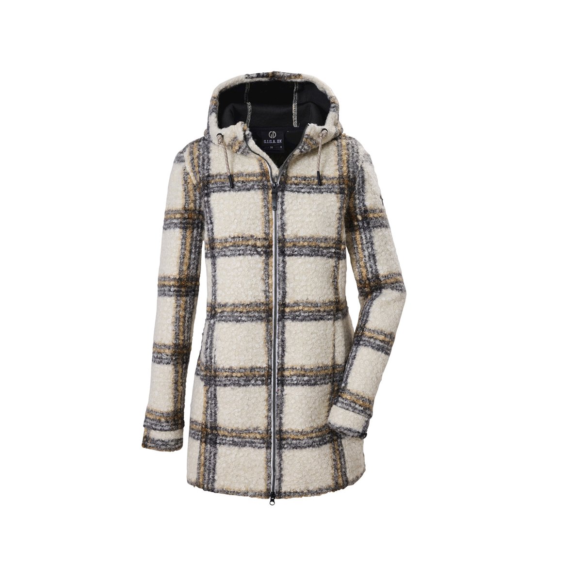 G.I.G.A. DX GW 39 Strickfleeceparka Damen – GEBROCHENES WEISS