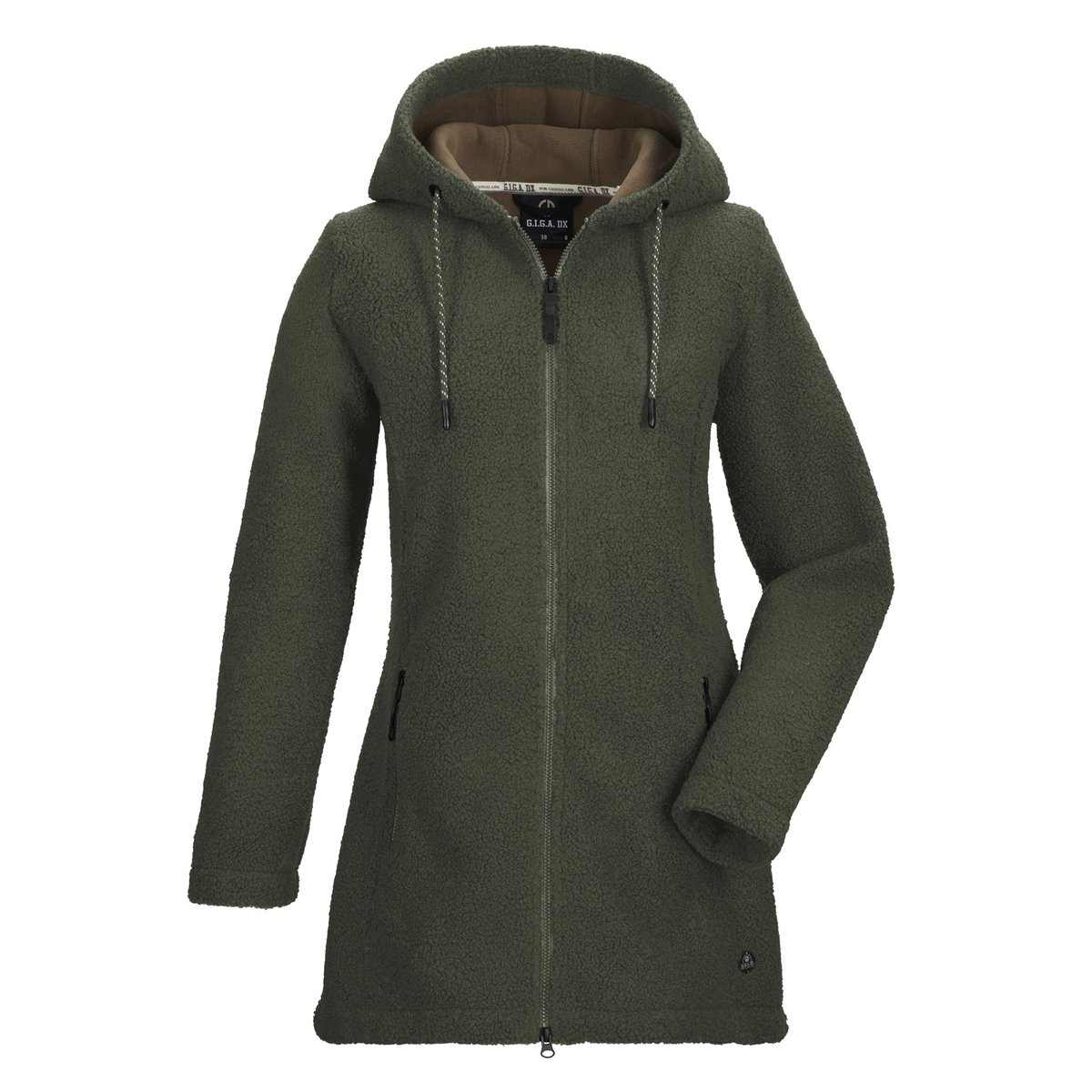 G.I.G.A. DX GW 41 Strickfleeceparka Damen – OLIV