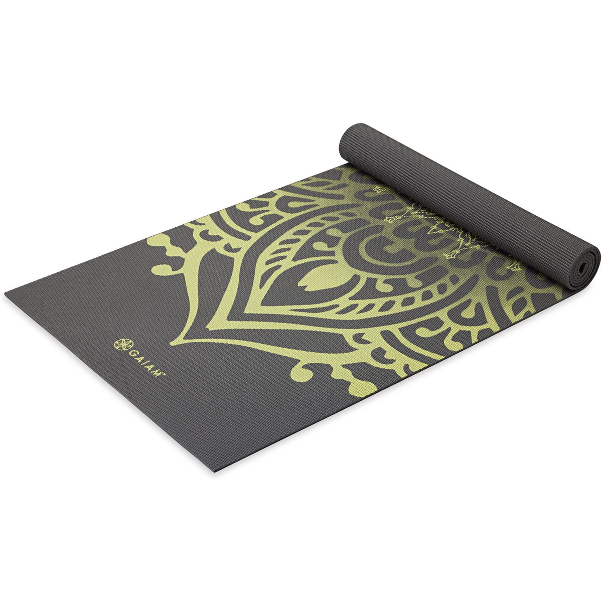 Gaiam Cool Matcha Sundial Layers Yoga Mat 5 MM Printed – *