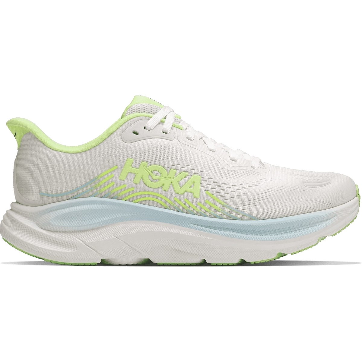 Hoka W CLIFTON 11 – FROST / NEON YUZU