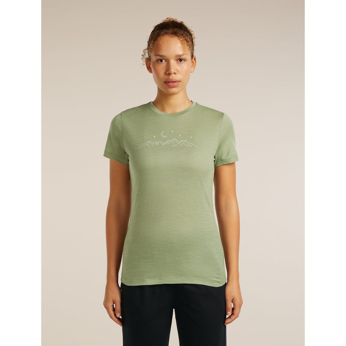 Icebreaker Women Merino 150 Tech Lite SS Tee Sparkling Stars – LICHEN