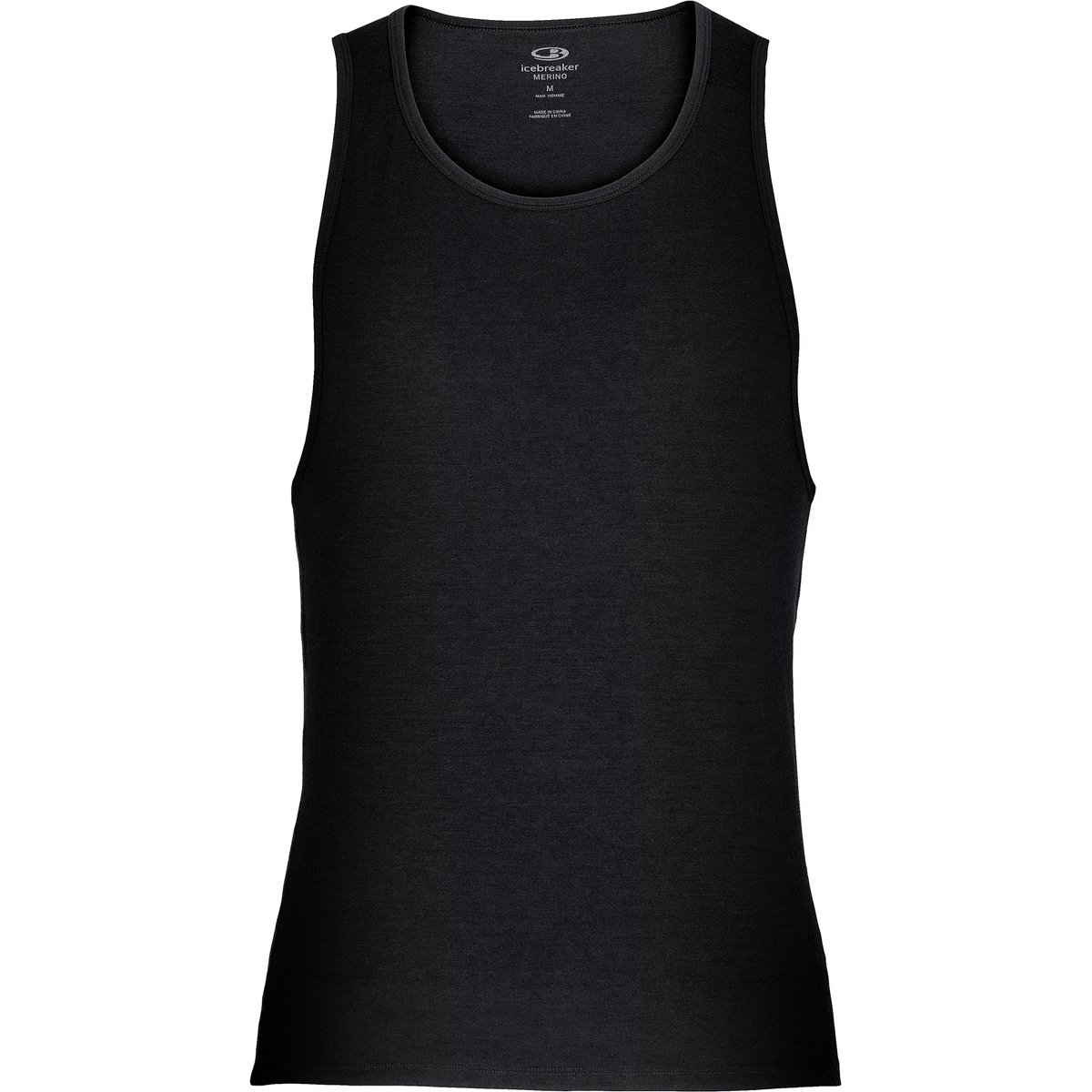 Icebreaker Men Merino 150 Anatomica Tank – BLACK