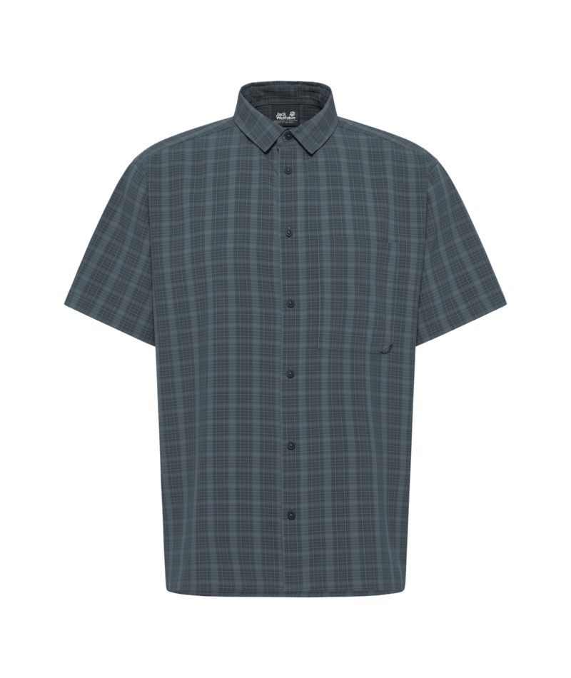 Jack Wolfskin MESETA SHIRT M – CHECK dark navy