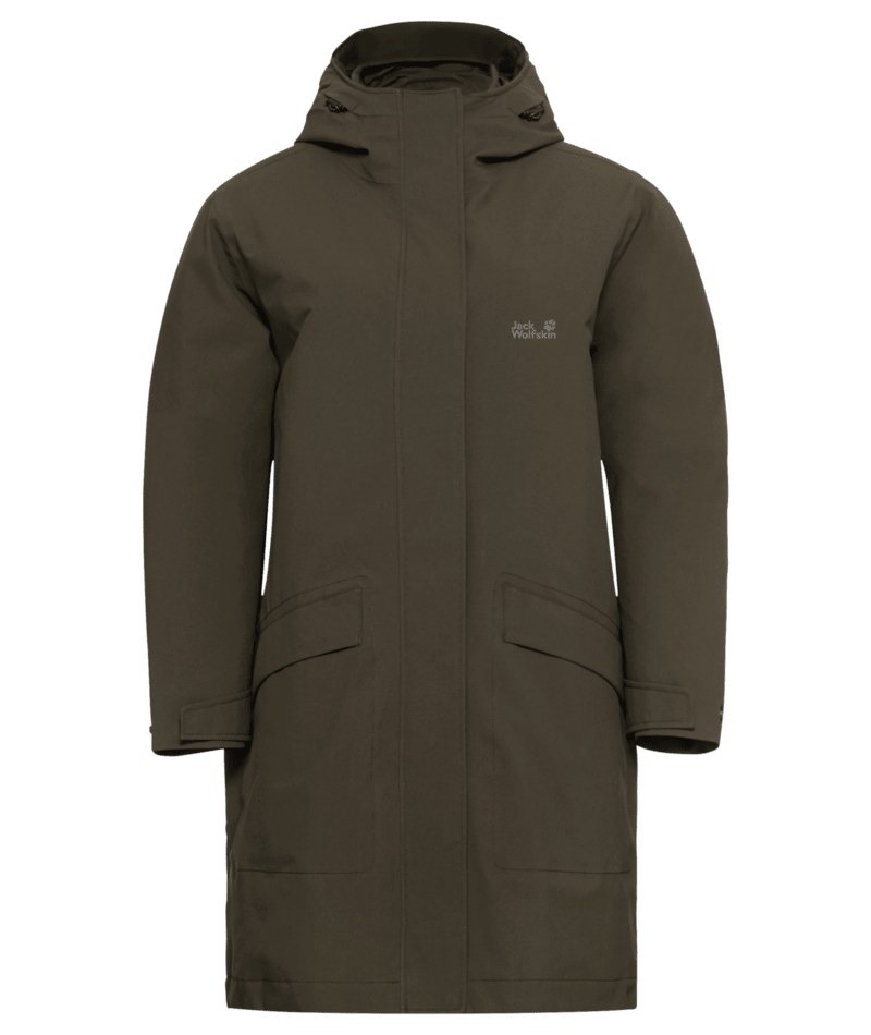 Jack Wolfskin WINTERDUNE 3IN1 COAT W – obsidian moss