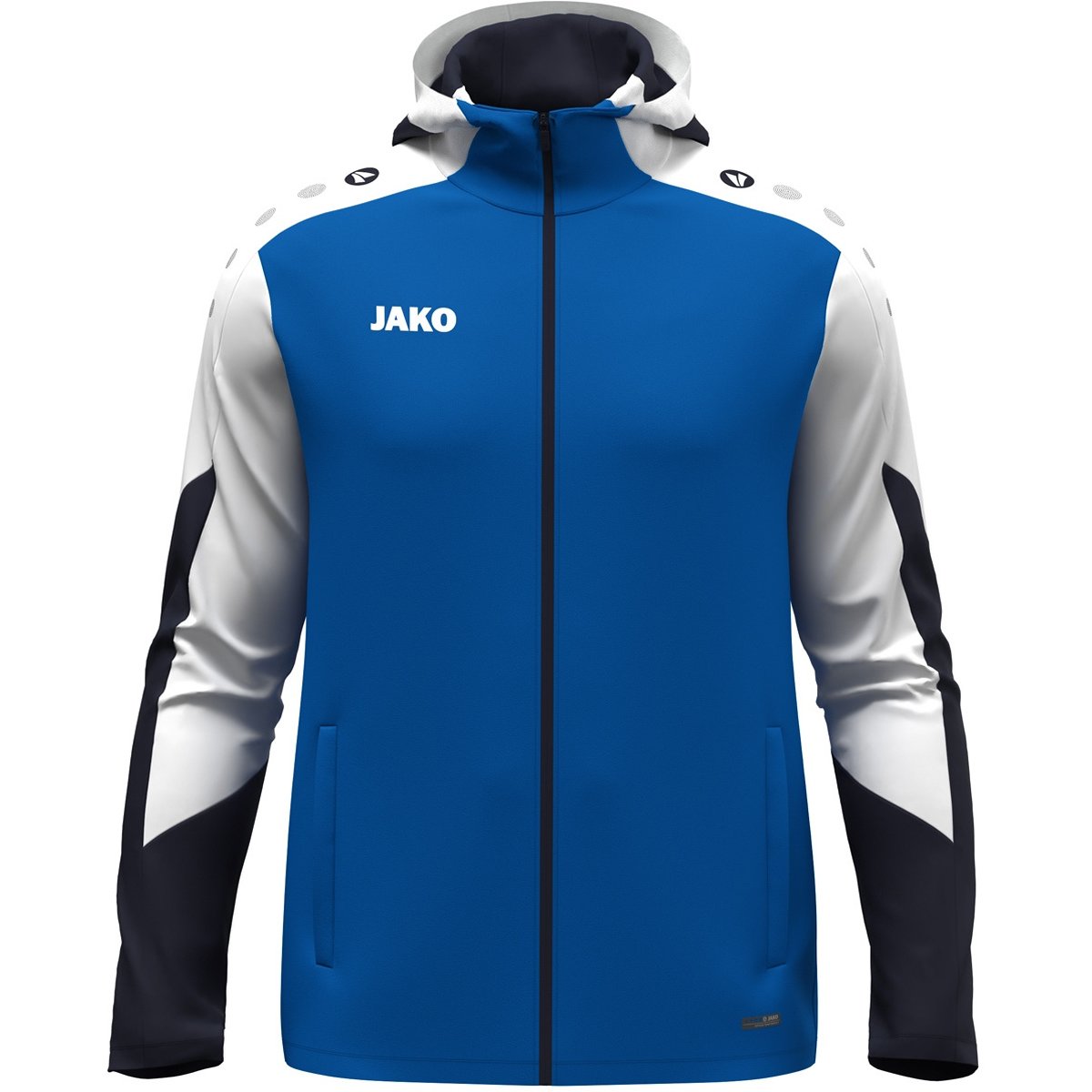 Jako Kapuzenjacke Dynamic – royal/weiß/marine
