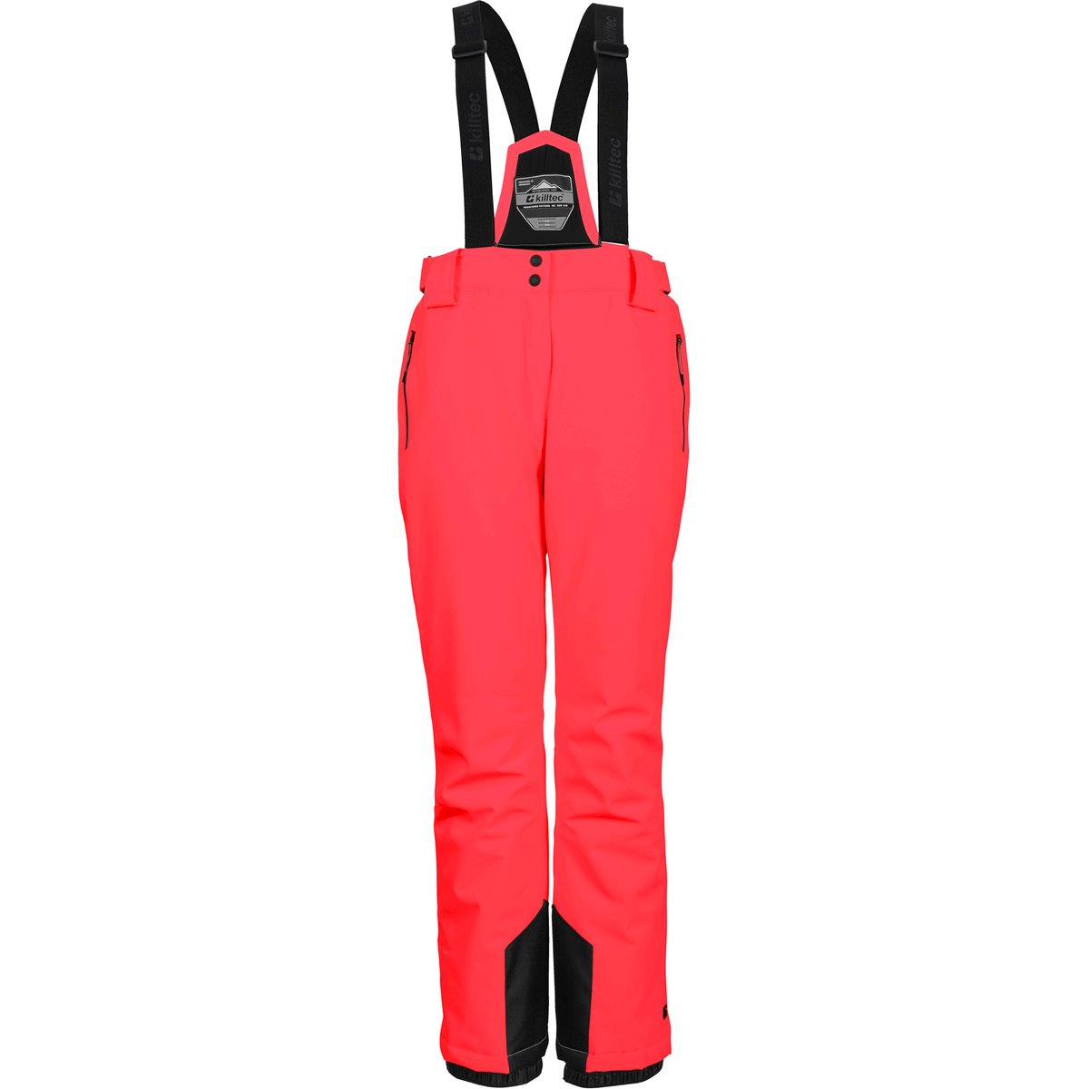 Killtec KSW 249 Skihose mit Trägern Damen – NEON-CORAL