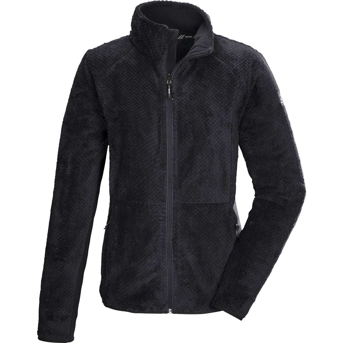 Killtec KOW 6 Strickfleecejacke Damen – SCHWARZ