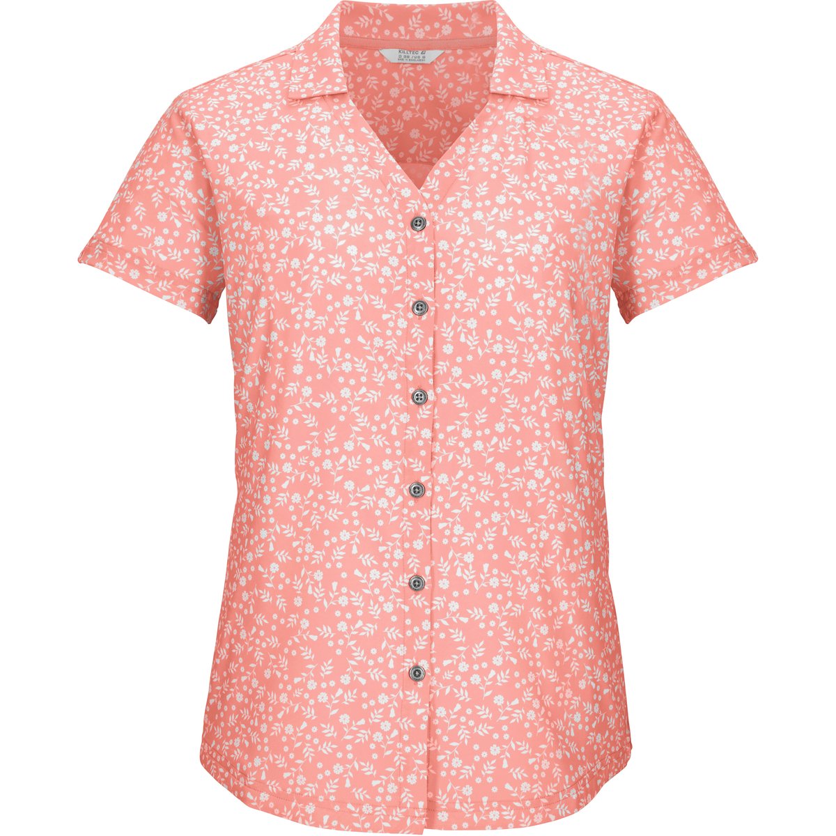 Killtec KOS 86 WVN SHRT Funktionsbluse Damen – HELL PFIRSICH