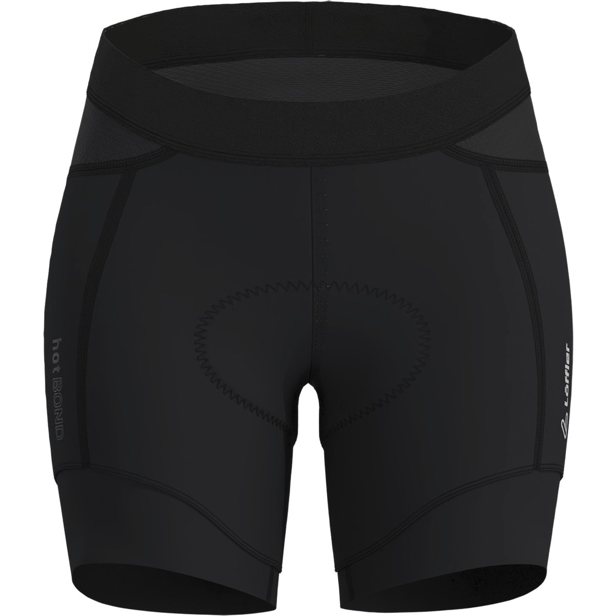 Löffler W CYCLING SHORTS LIGHT HOTBOND – BLACK