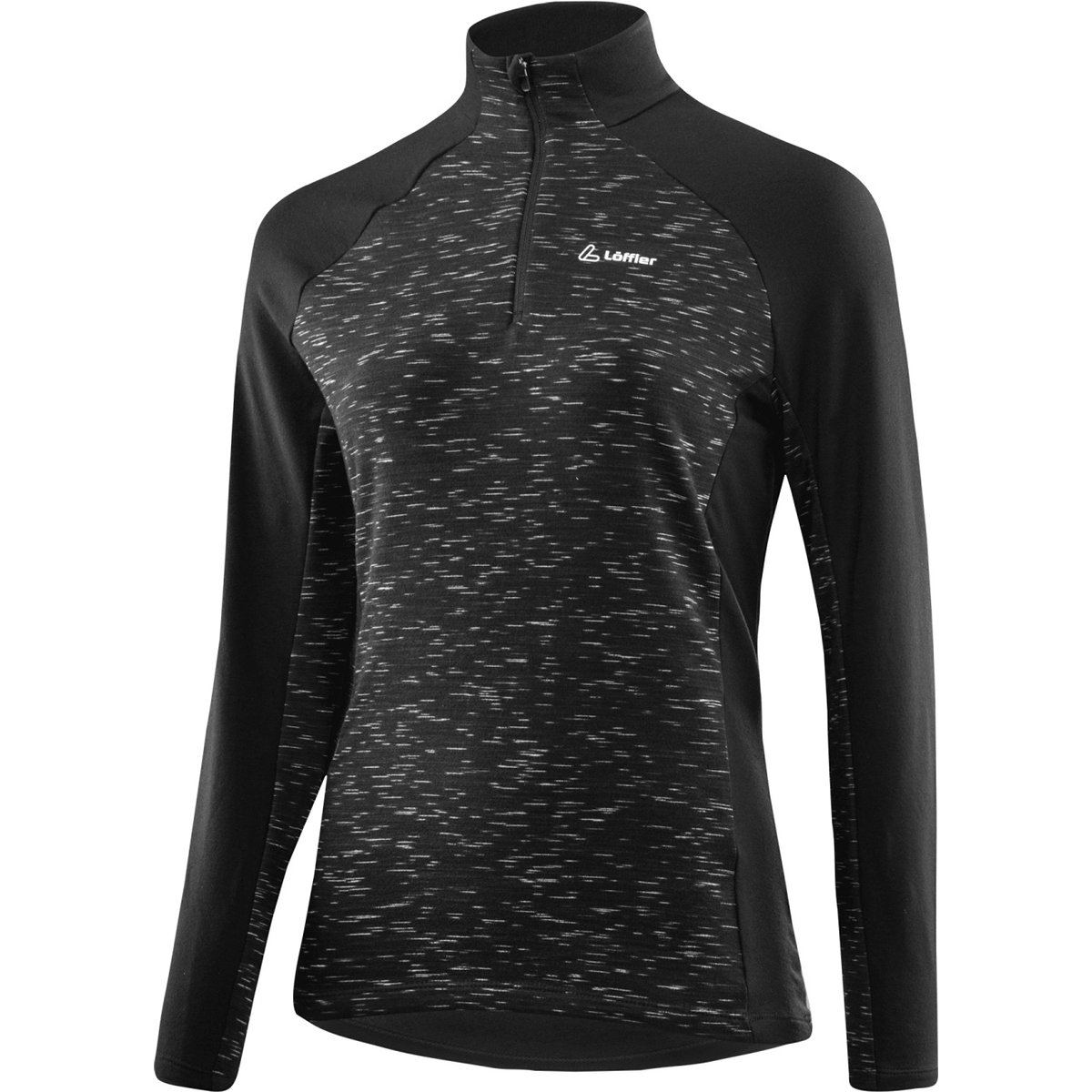Löffler W MIDLAYER STARLIT TRANSTEX – BLACK