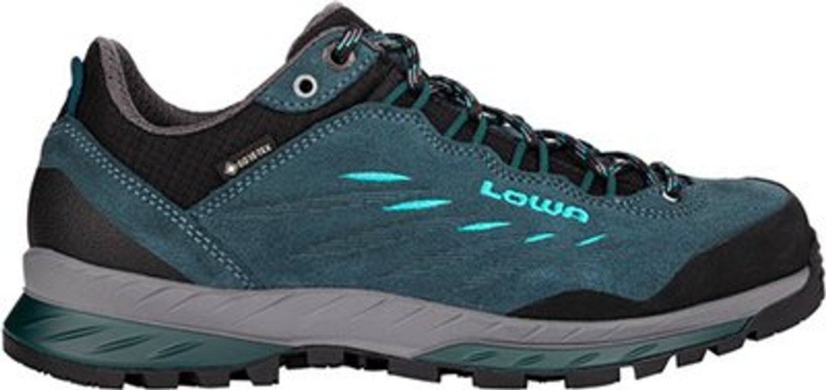Lowa Delago GORE-TEX LO Wanderschuh Damen – PETROL/AQUAMARIN