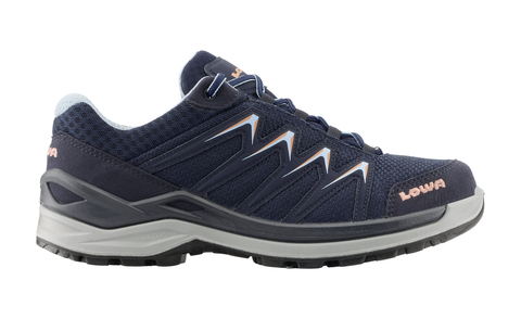 Lowa Innox Pro GORE-TEX LO Wanderschuh Damen – navy/lachs