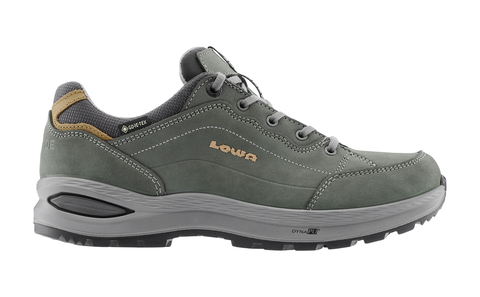 Lowa Renegade Evo GORE-TEX LO Wanderschuh Damen – graphit/aprikose