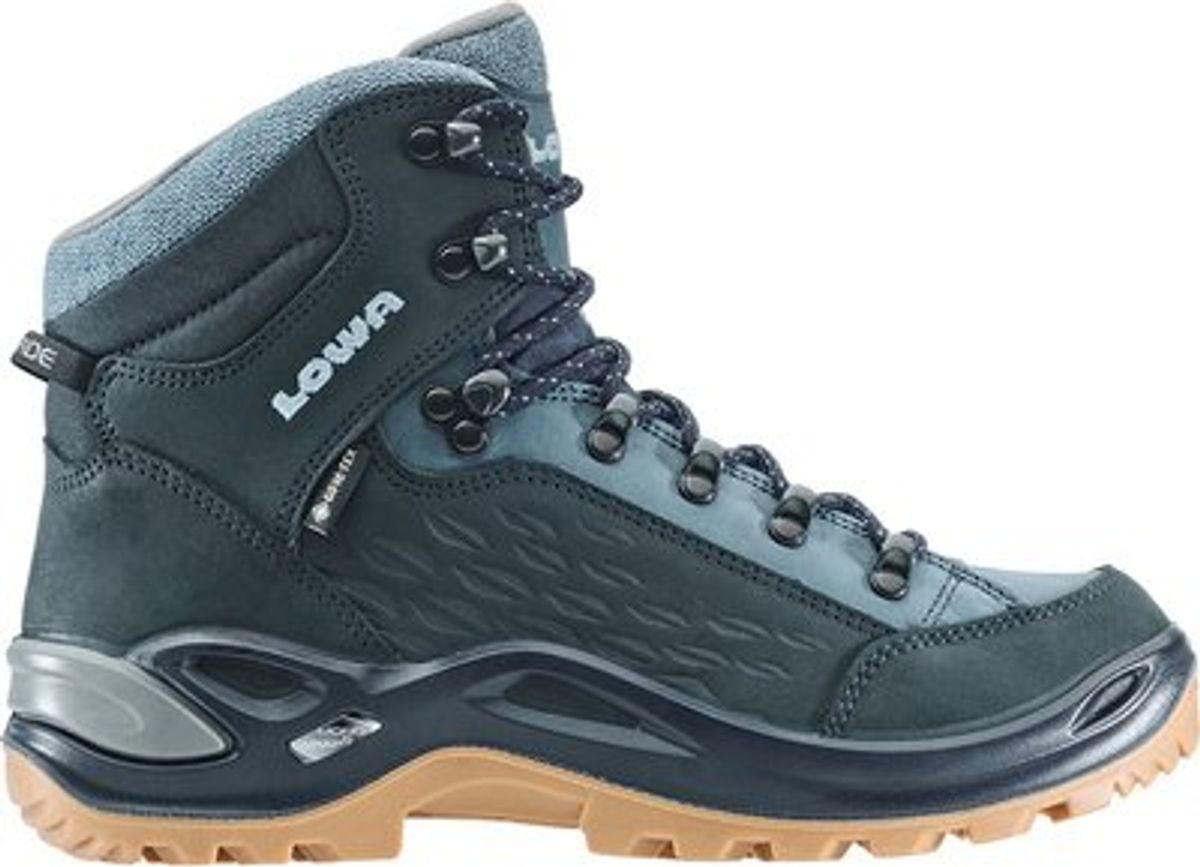 Lowa Renegade Warm GORE-TEX Mid Freizeitstiefel Damen – NAVY/EISBLAU