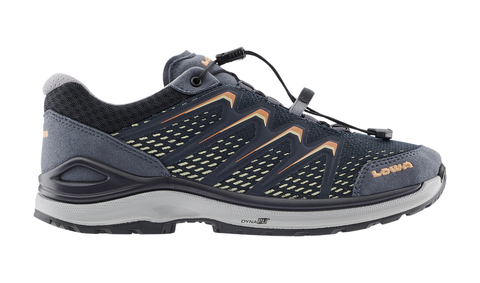 Lowa Meadow GORE-TEX LO SL Wanderschuh Damen – stahlblau/pfirsich**