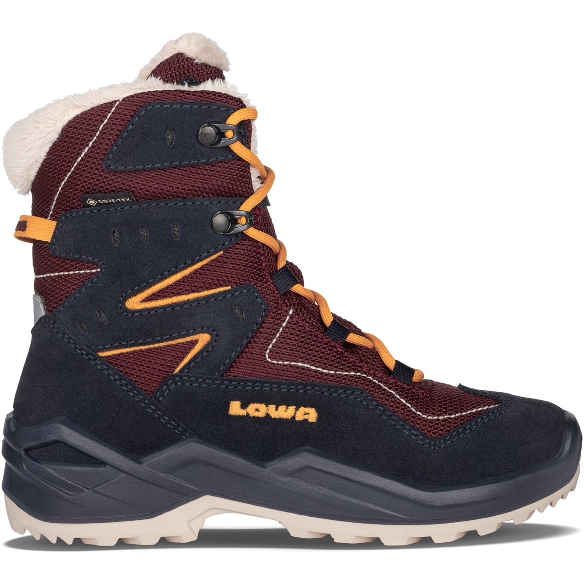 Lowa Kinder Freizeitschuhe LINO GTX HI JR – NAVY/ROT