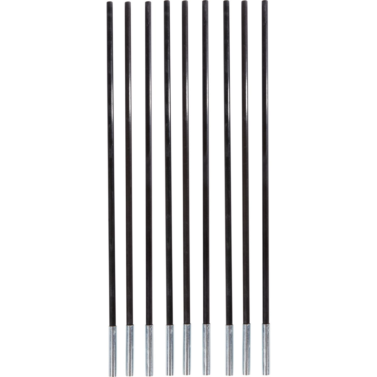 McKinley Zeltkleinteile FIBERGLASS POLES 455CM – SCHWARZ