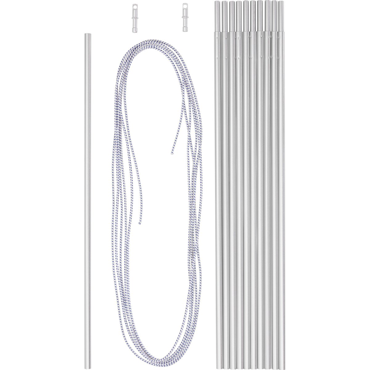 McKinley Zeltkleinteile ALUMINIUM POLE 8.5 mm – SILBER