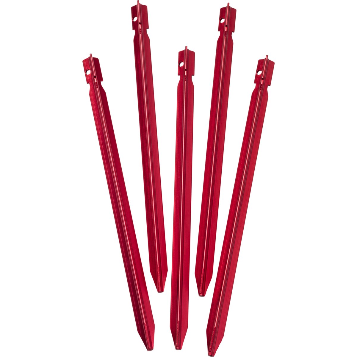McKinley Zeltkleinteile Hering Y-Form eloxierter – ROT