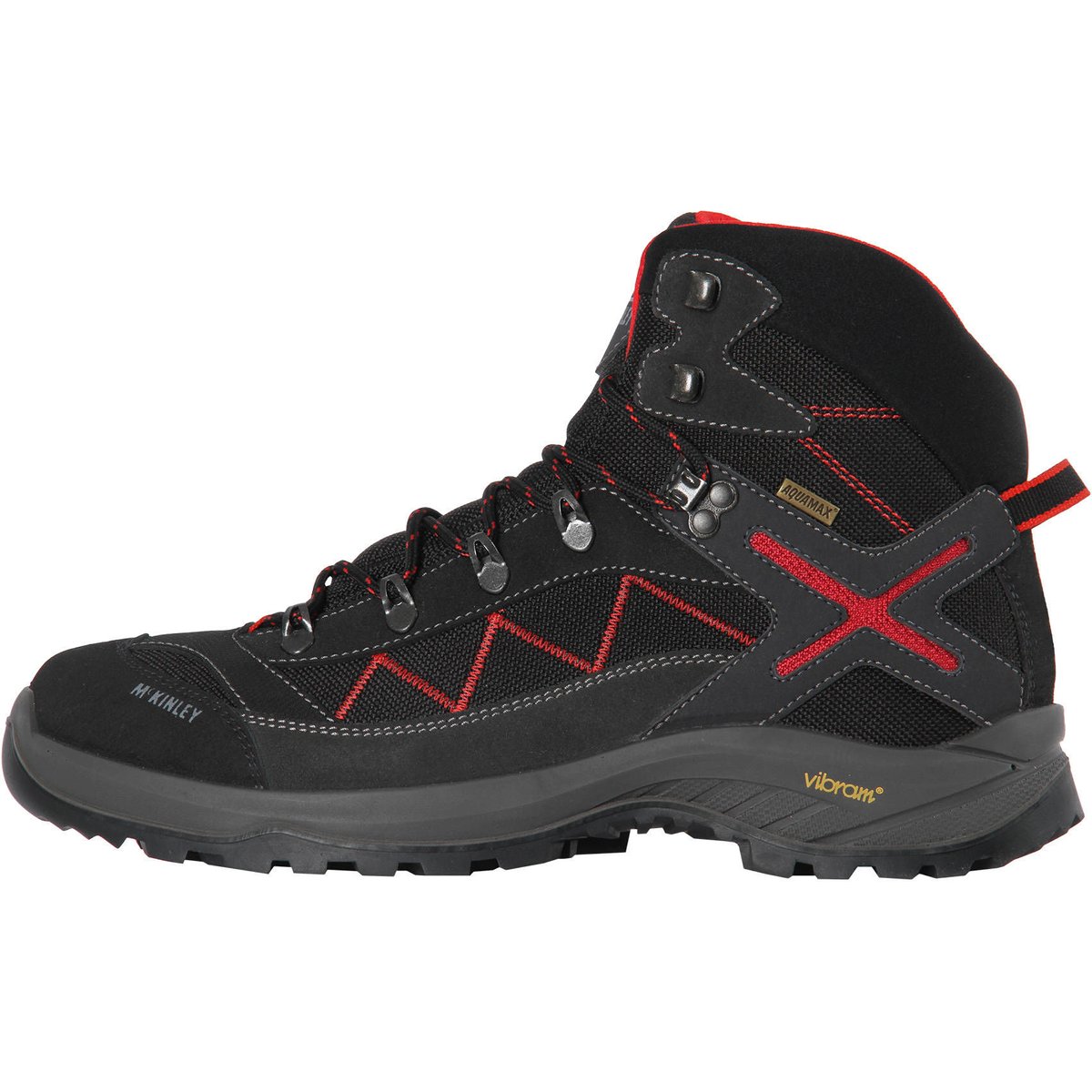 McKinley He.-Wander-Stiefel Magma Mid II AQX M – GREY/RED