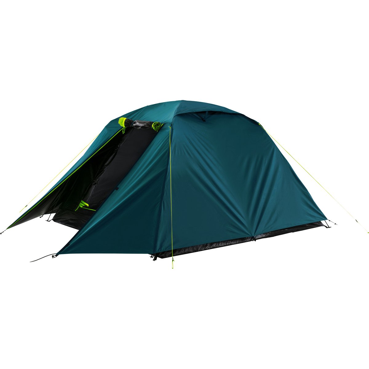 McKinley Camping-Zelt VEGA 20.3 SW – BLUE PETROL/GREEN LI
