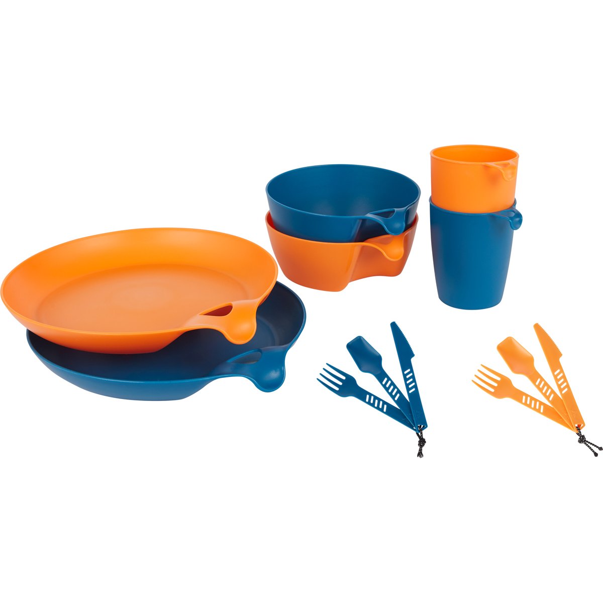McKinley Kochgeschirr EATING SET 2P PP – BLUEDARK/ORANGE