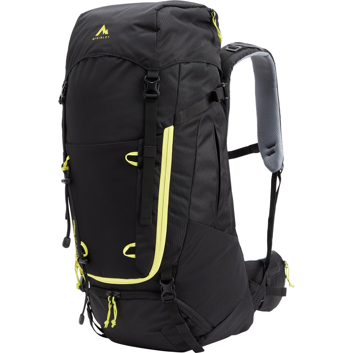 McKinley Trek-Rucksack Make II CT 45+10 Vario – BLACK NIGHT/GREEN LI