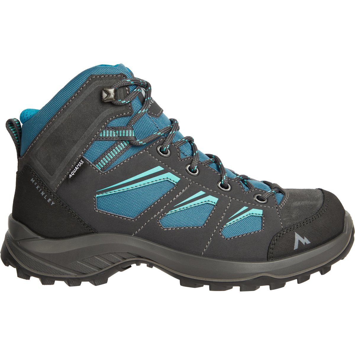 McKinley Da.-Wander-Stiefel Discover III MID AQX – ANTHRACITE/BLUE AQUA