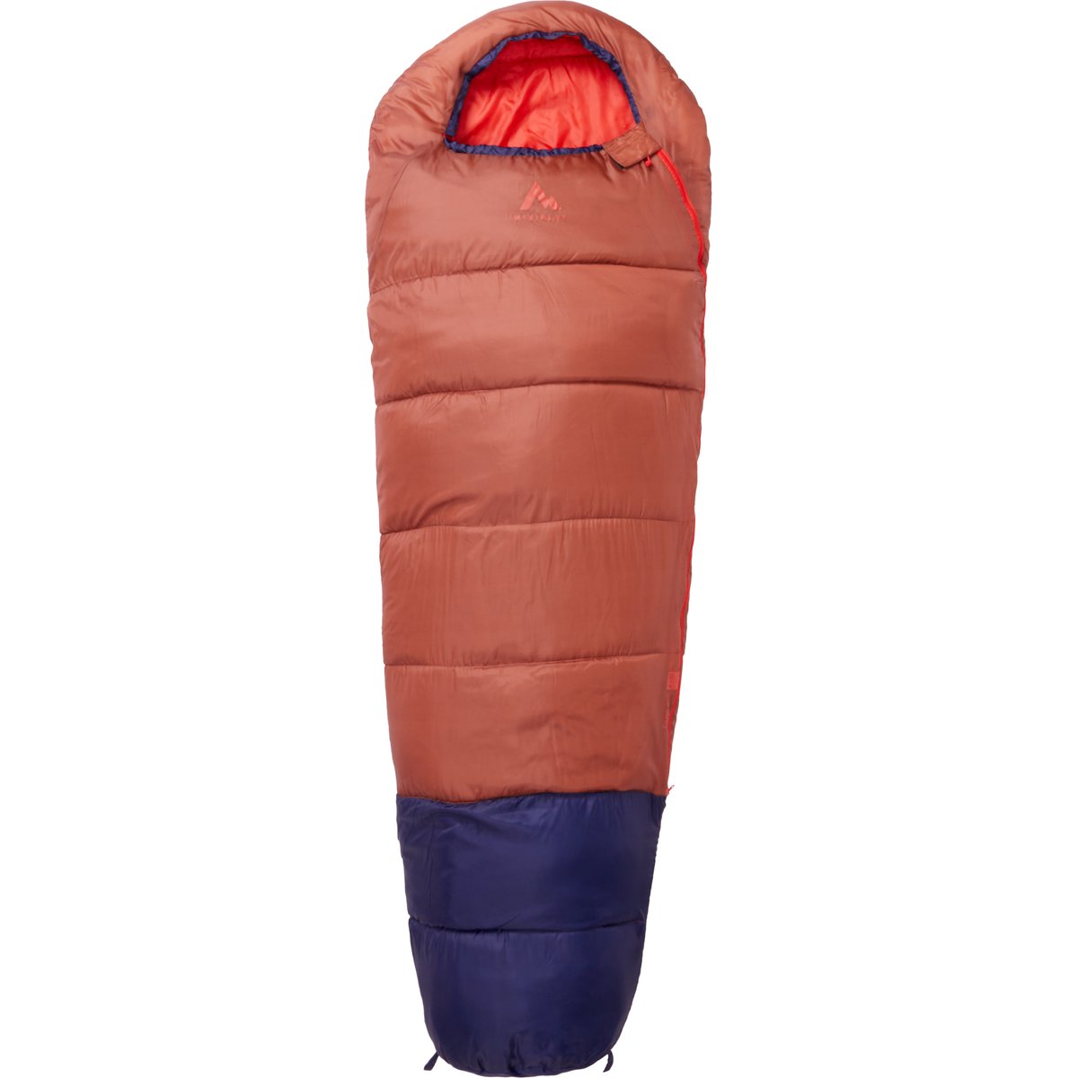 McKinley Mu-Schlafsack Camp Pro 10 – RED RUST/NAVY DARK