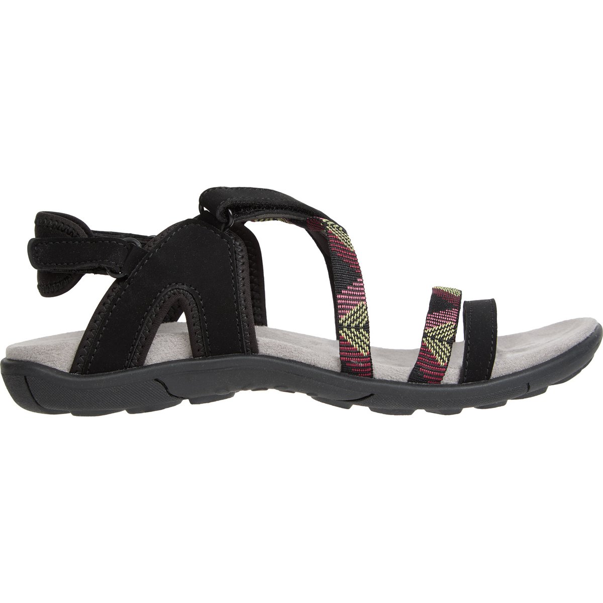 McKinley Da.-Trek-Sandale Ahtra II W – BLACK/CHARCOAL/RED