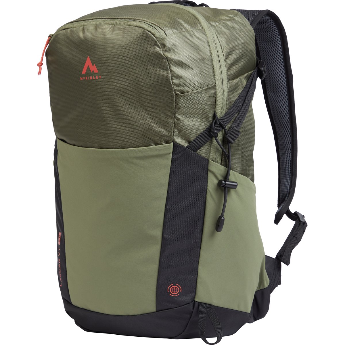 McKinley Wander-Rucksack Lascar VT 26 – OLIVE DARK/RED RUST