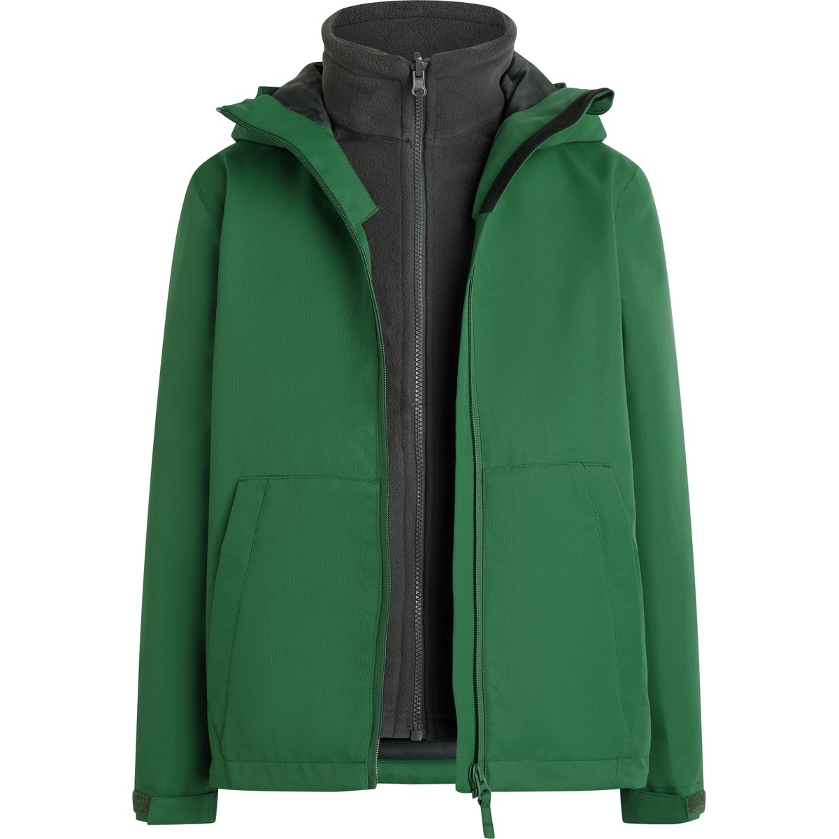 McKinley Ju.-Funktions-Jacke Justin 3:1 III B – GREEN DARK/ANTHRACIT