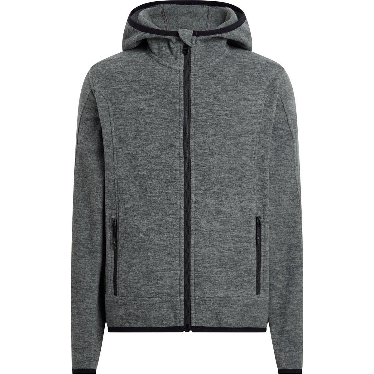 McKinley Choco Fleecejacke mit Kapuze Jungen – MELANGE/ANTHRACITE/A